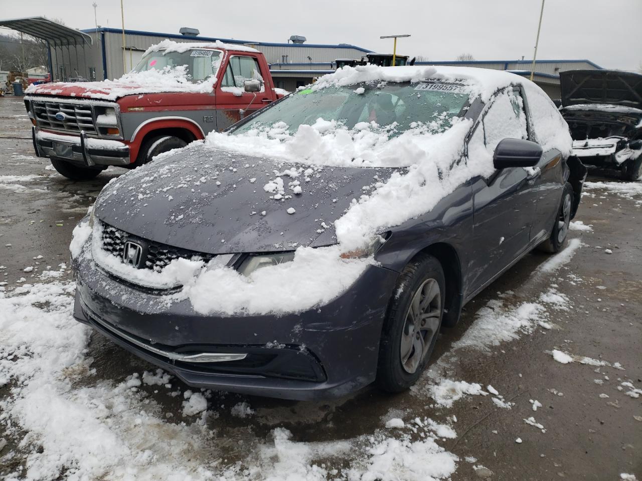 Photo 2 from auction – 2014 HONDA CIVIC LX with VIN 19XFB2F58EE057466