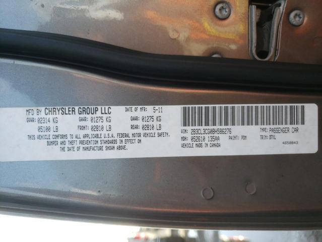 Photo 10 from auction – 2011 DODGE CHARGER with VIN 2B3CL3CG0BH586276