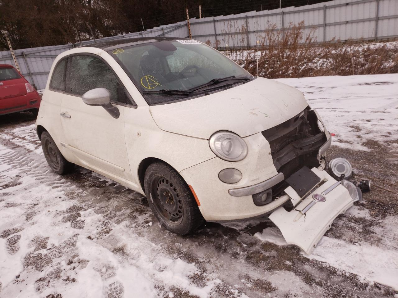 FIAT 500 LOUNGE 2015 with VIN 3C3CFFCR6FT500625 - Photo from auction