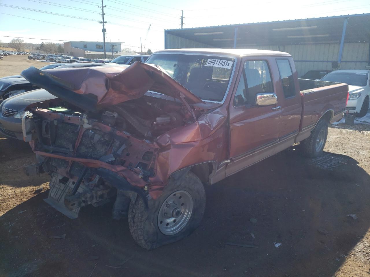 Photo 2 from auction – 1995 FORD F150 with VIN 1FTEX14N9SKB16446