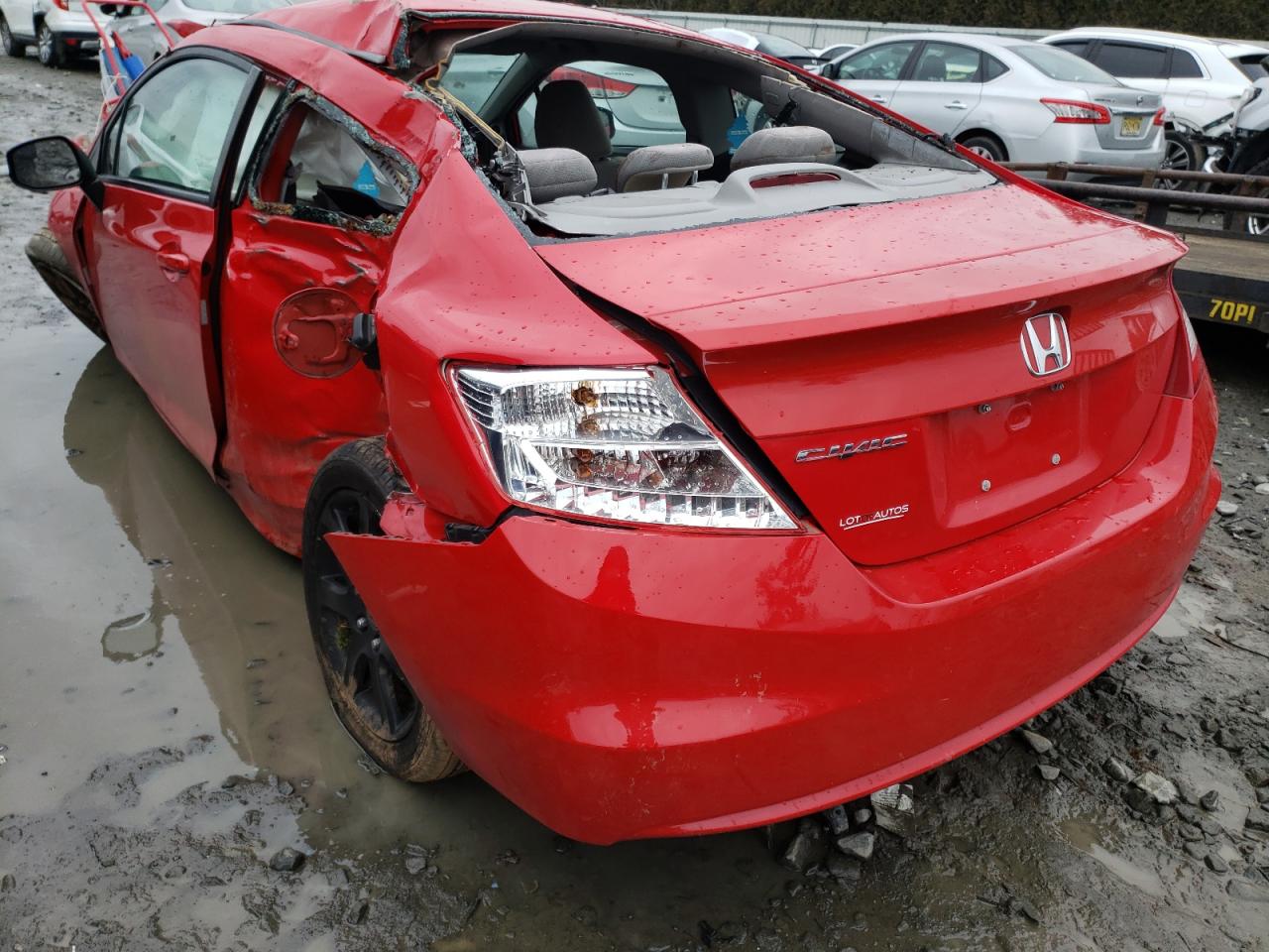 Photo 3 from auction – 2012 HONDA CIVIC LX with VIN 2HGFG3B51CH507989