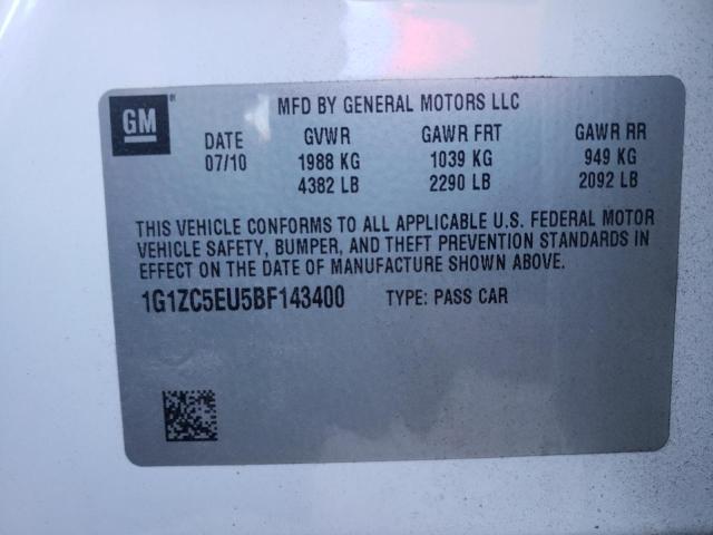 Photo 10 from auction – 2011 CHEVROLET MALIBU 1LT with VIN 1G1ZC5EU5BF143400