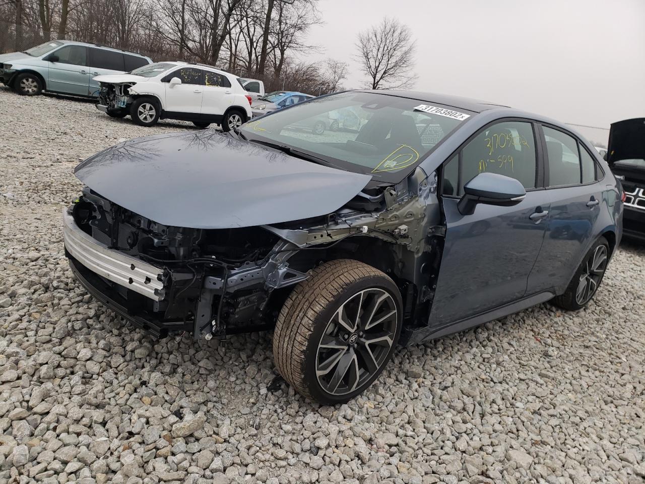 Photo 2 from auction – 2022 TOYOTA COROLLA SE with VIN 5YFP4MCE7NP104175
