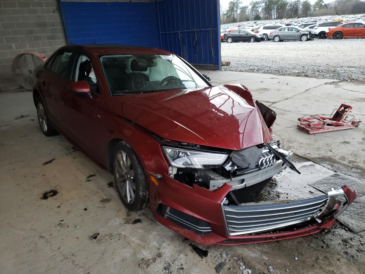AUDI A4 PREMIUM 2018 with VIN WAUKMAF47JA135160 - Photo from auction