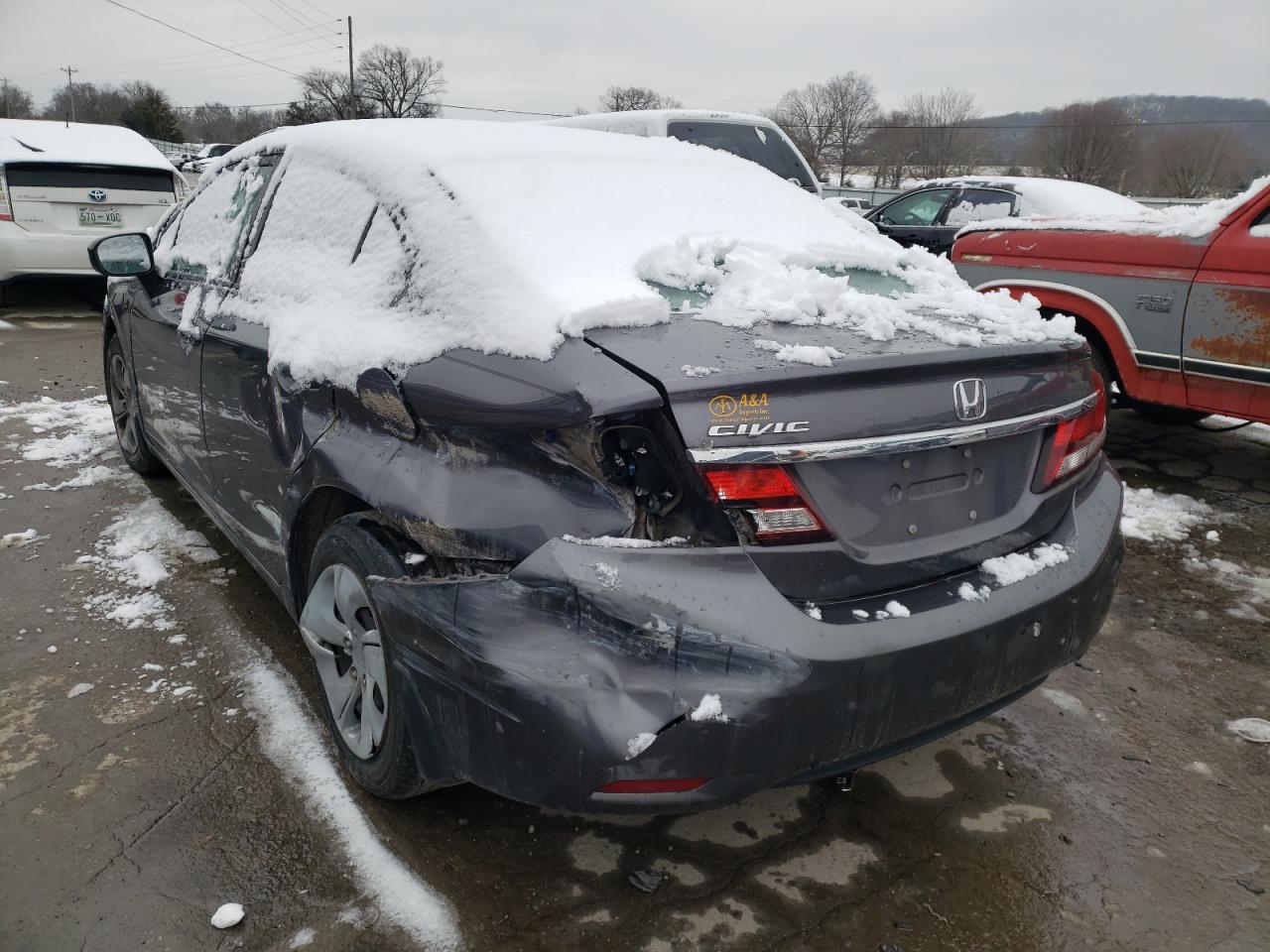 Photo 3 from auction – 2014 HONDA CIVIC LX with VIN 19XFB2F58EE057466