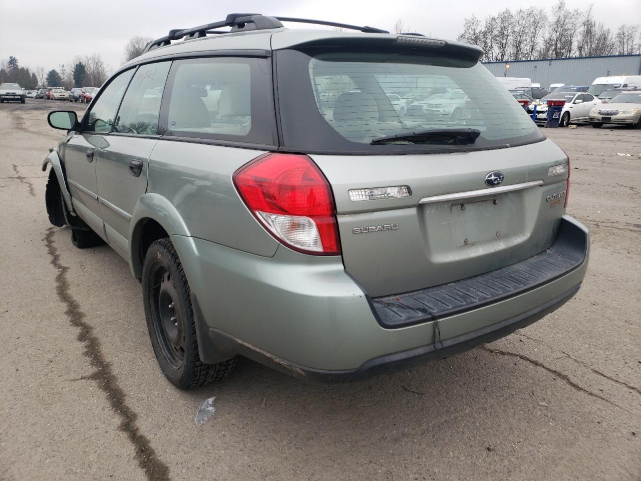 Photo 3 from auction – 2009 SUBARU OUTBACK 2. with VIN 4S4BP61C096342487
