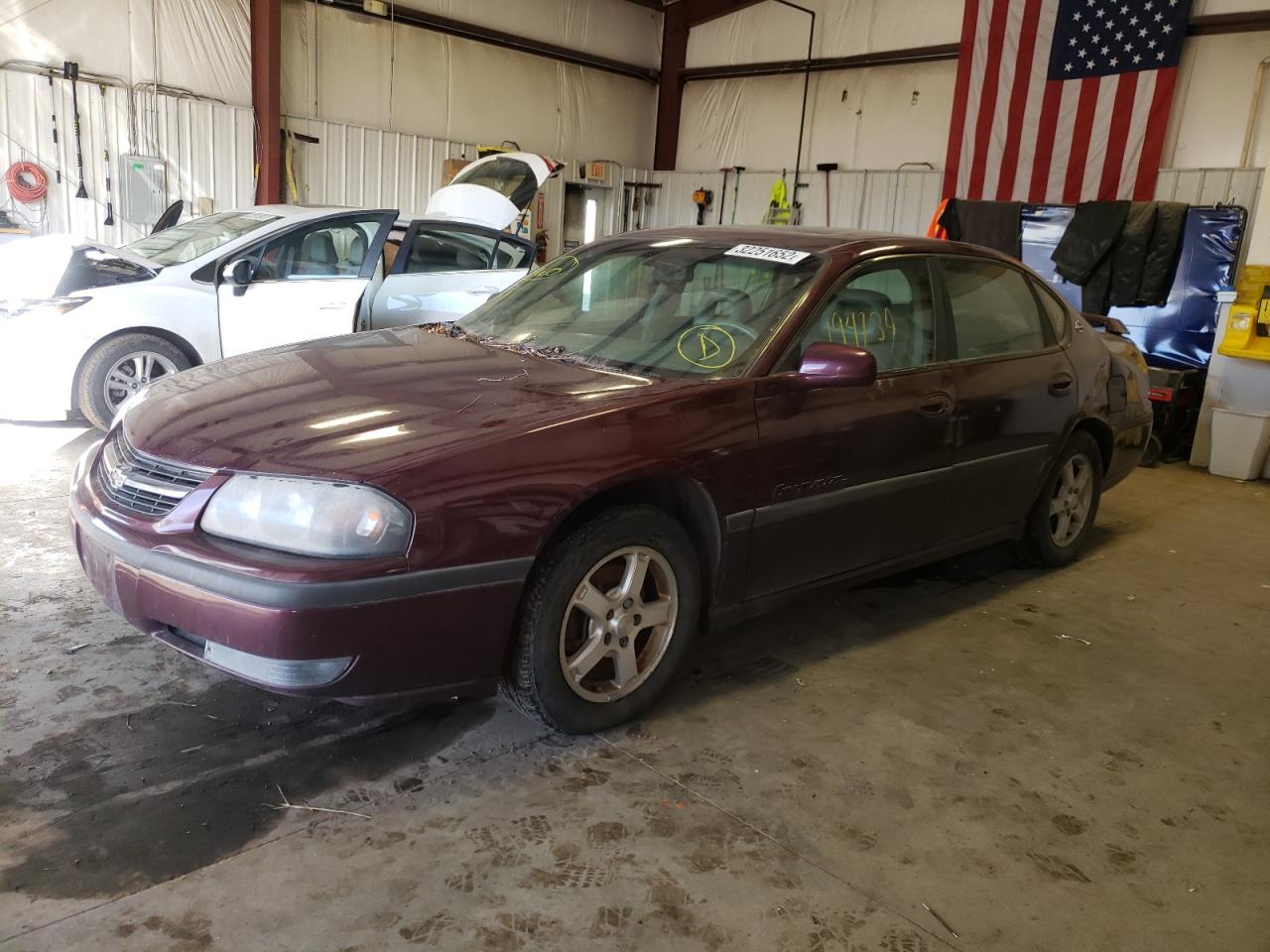 Photo 2 from auction – 2003 CHEVROLET IMPALA LS with VIN 2G1WH52K839128374