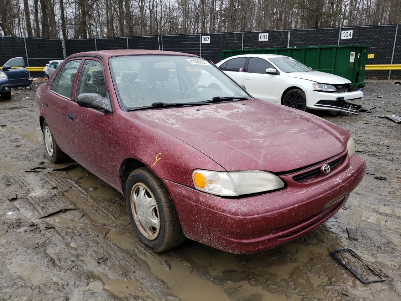 TOYOTA COROLLA VE 1999 with VIN 2T1BR12E1XC255950 - Photo from auction