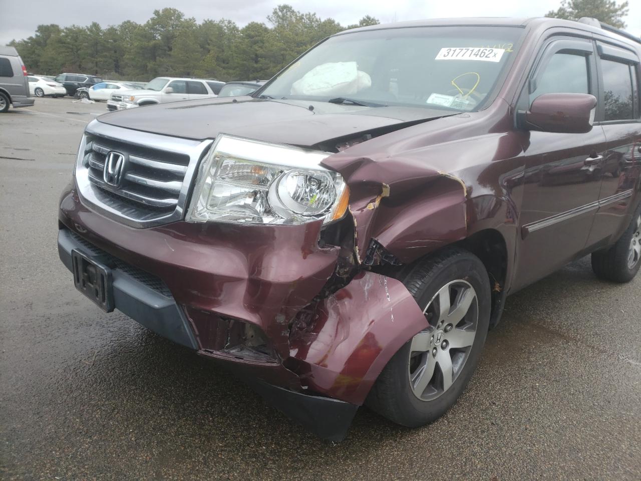 Photo 9 from auction – 2012 HONDA PILOT TOUR with VIN 5FNYF4H92CB065532