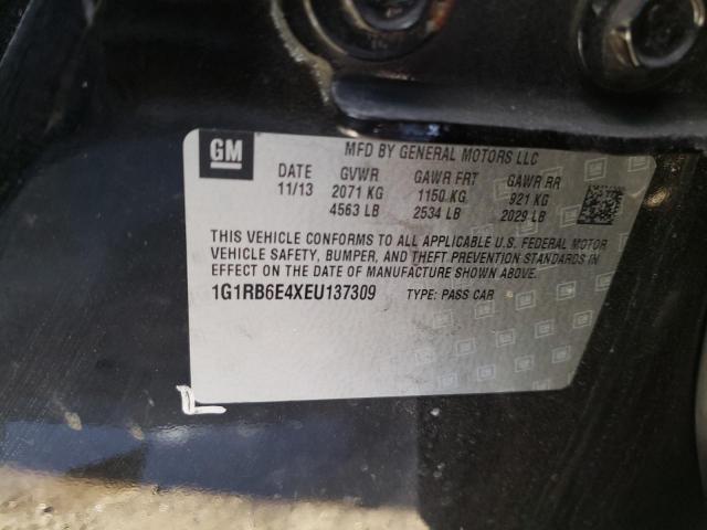Photo 10 from auction – 2014 CHEVROLET VOLT with VIN 1G1RB6E4XEU137309