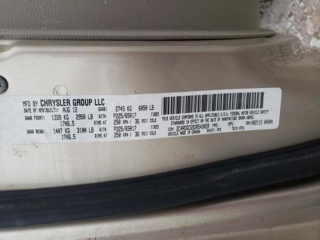 Photo 10 from auction – 2013 DODGE GRAND CARA with VIN 2C4RDGCG5DR543059