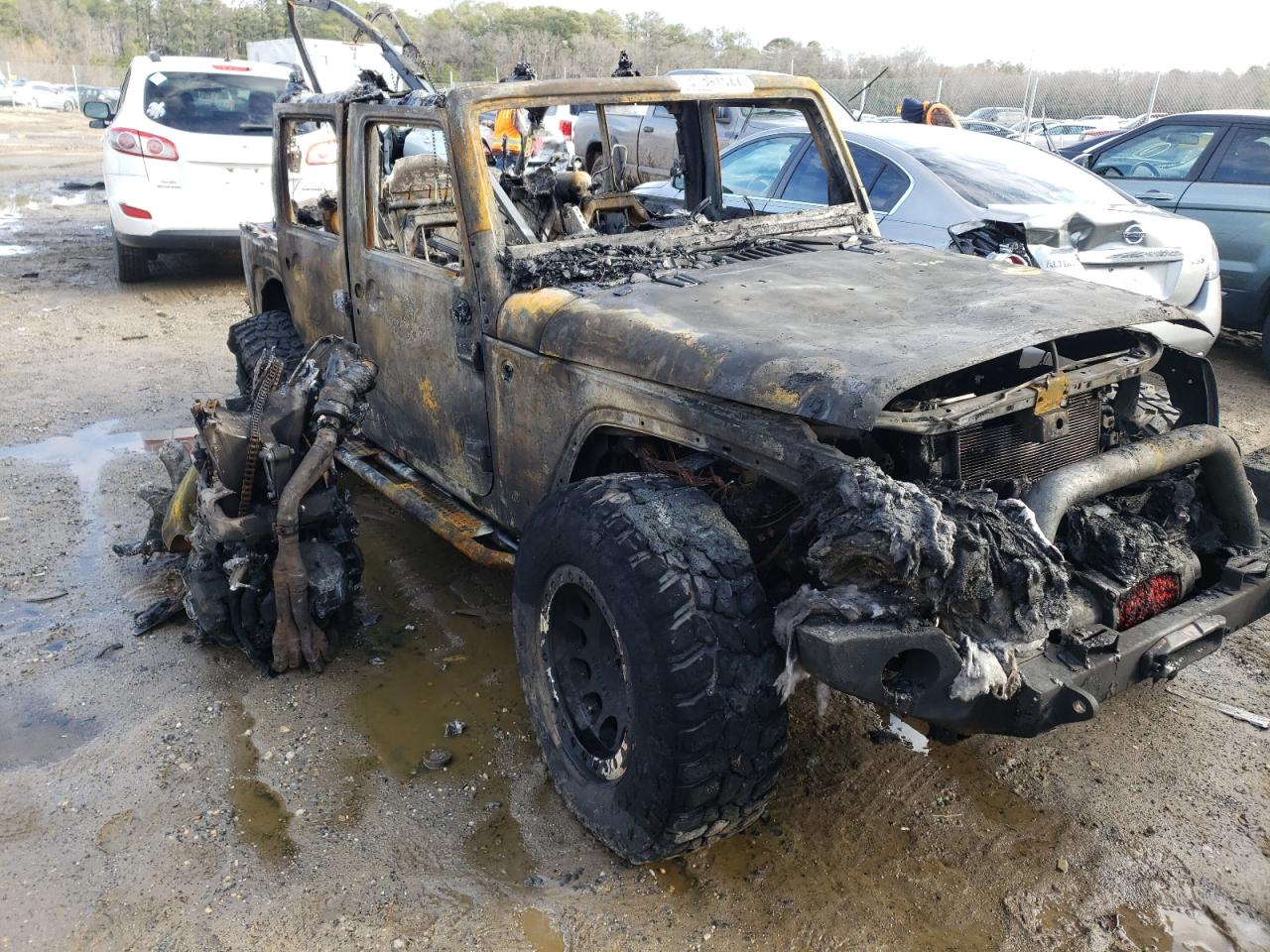 JEEP WRANGLER U 2016 with VIN 1C4BJWEG0GL311502 - Photo from auction