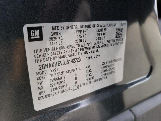 Photo 10 from auction – 2018 CHEVROLET EQUINOX LS with VIN 2GNAXHEV0J6142223