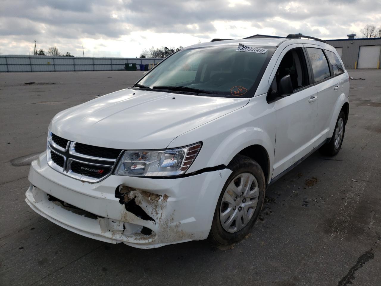 Photo 2 from auction – 2017 DODGE JOURNEY SE with VIN 3C4PDCAB6HT545350
