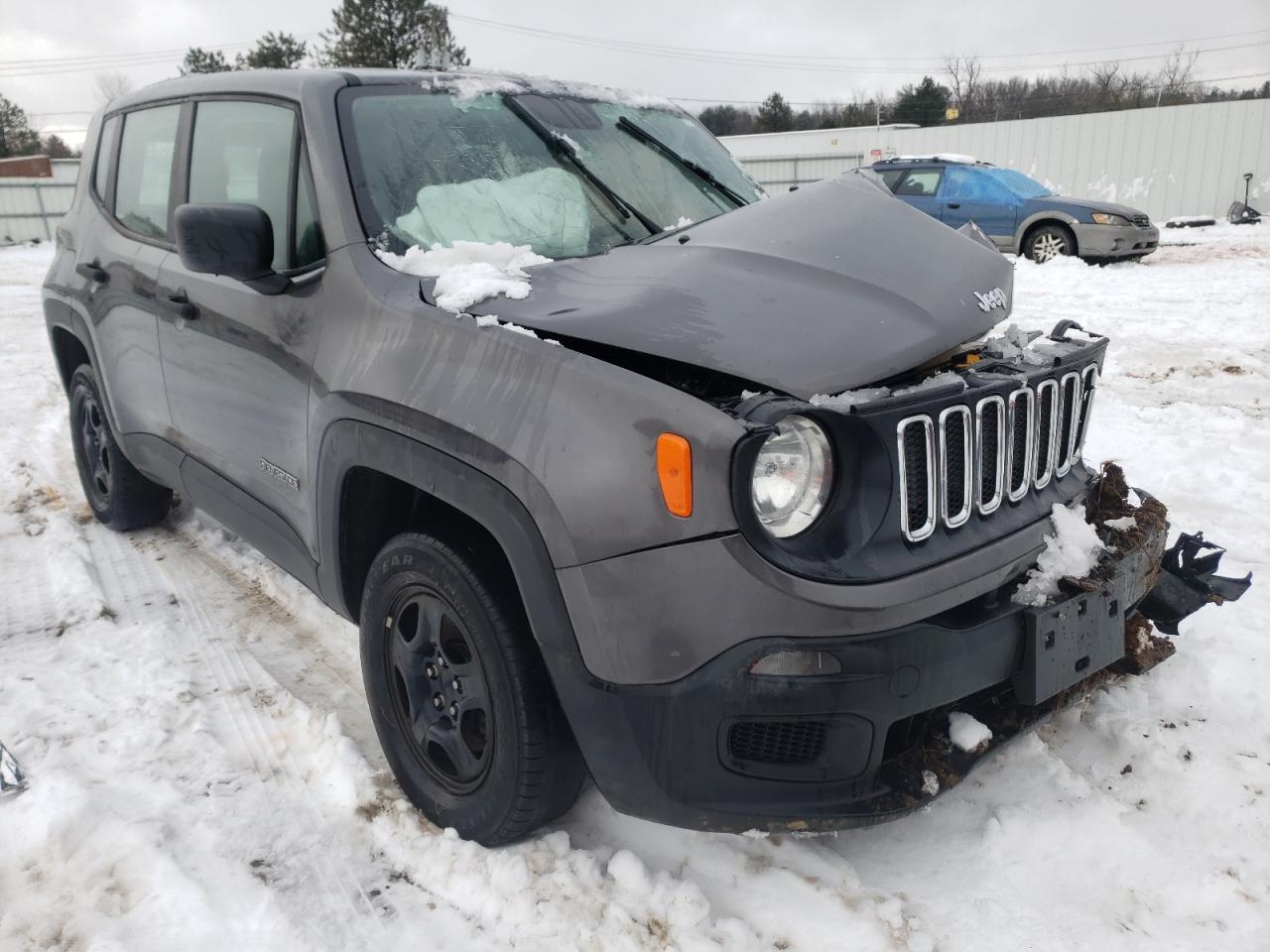 JEEP RENEGADE S 2018 with VIN ZACCJBAB5JPH95581 - Photo from auction