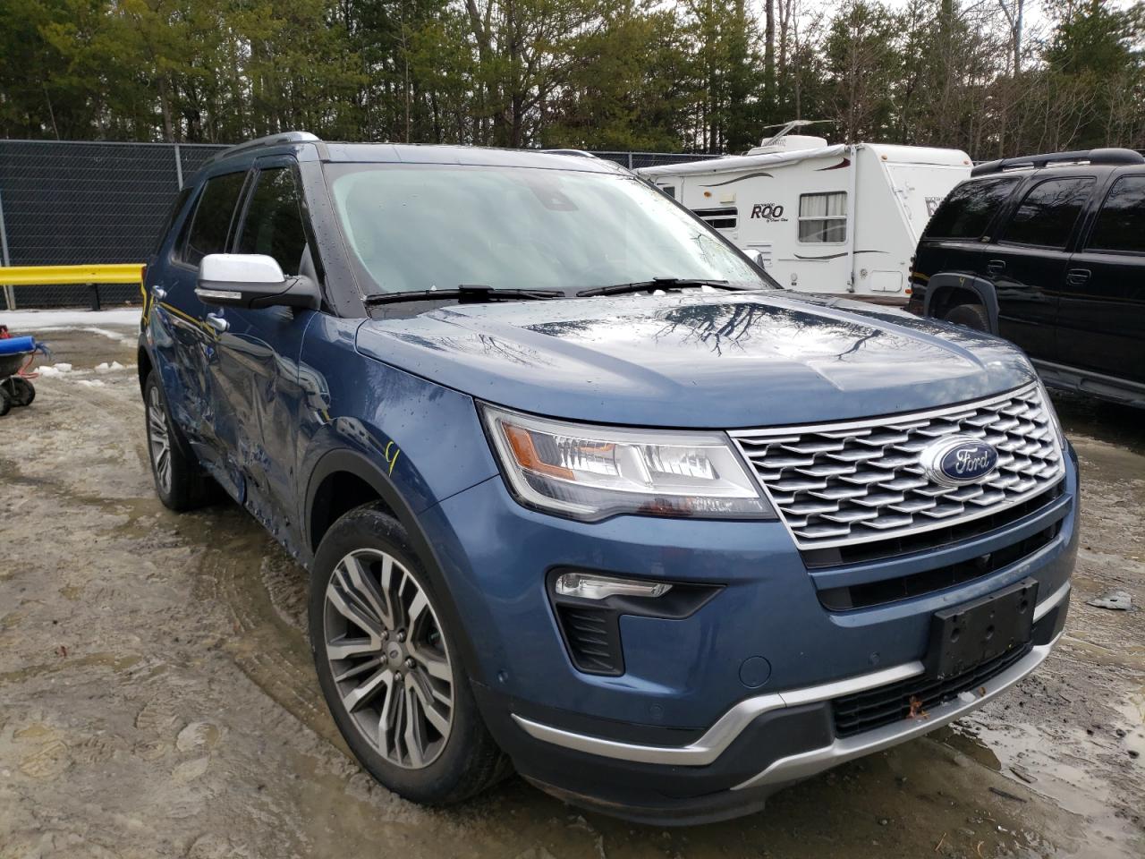 FORD EXPLORER 2018 with VIN 1FM5K8HT1JGC64569 - Photo from auction