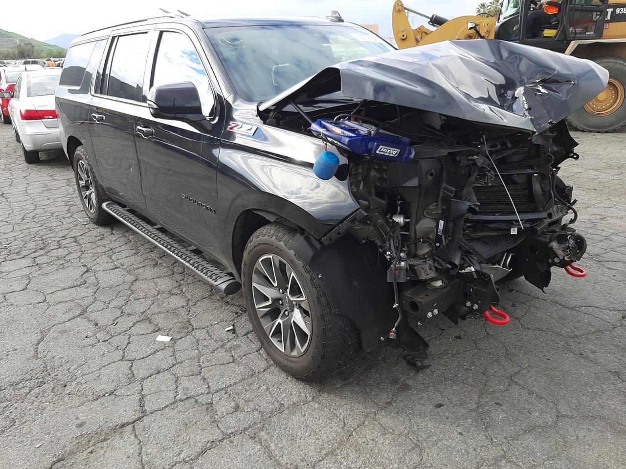 CHEVROLET SUBURBAN K 2021 with VIN 1GNSKDKD8MR317155 - Photo from auction