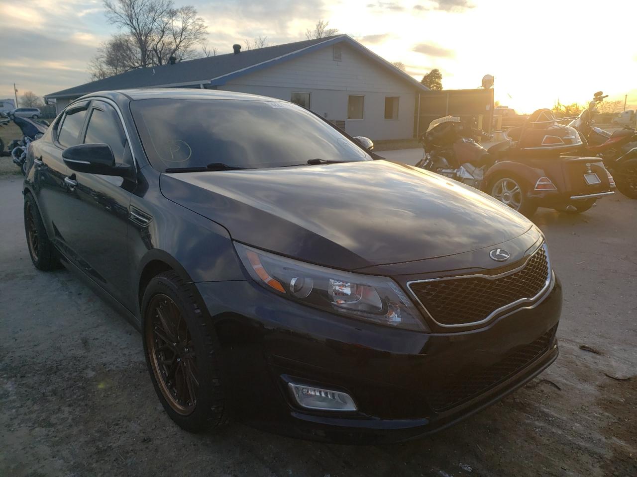 KIA OPTIMA EX 2014 with VIN 5XXGN4A79EG346766 - Photo from auction