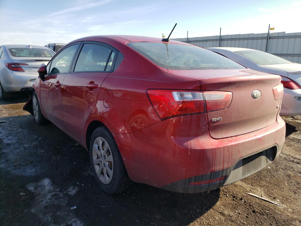 Photo 3 from auction – 2014 KIA RIO LX with VIN KNADM4A39E6361900
