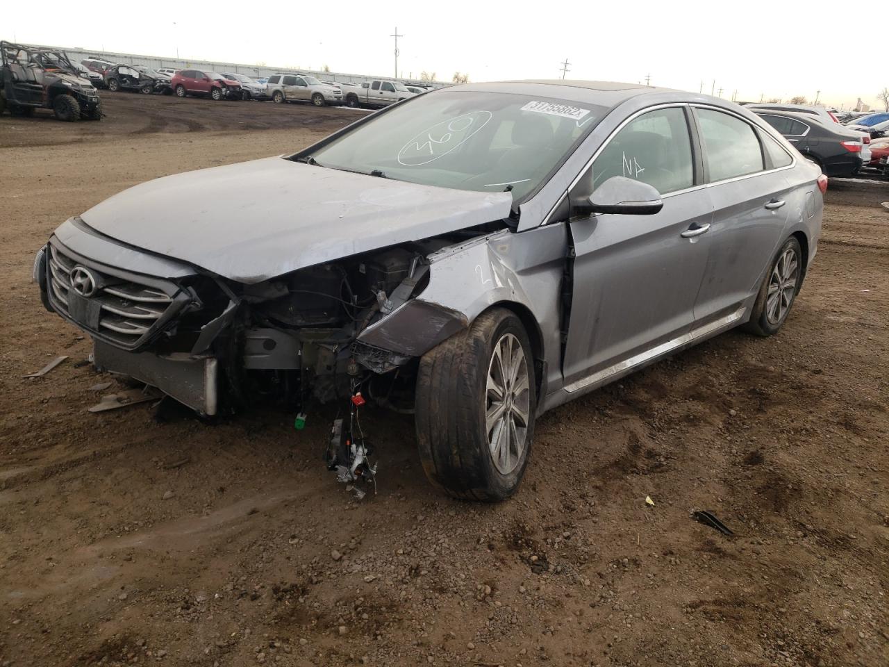 Photo 2 from auction – 2017 HYUNDAI SONATA SPO with VIN 5NPE34AF6HH466165