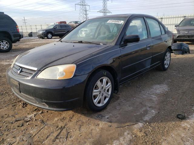 Photo 2 from auction – 2003 HONDA CIVIC EX with VIN 2HGES267X3H593335