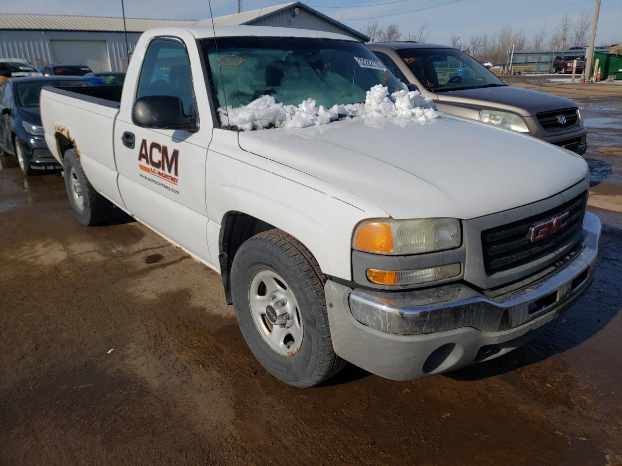 GMC NEW SIERRA 2003 with VIN 1GTEC14X63Z296586 - Photo from auction