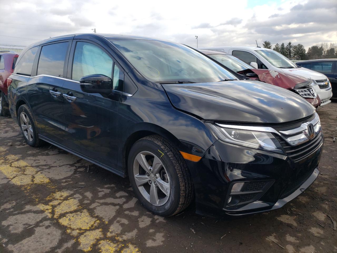 HONDA ODYSSEY EX 2018 with VIN 5FNRL6H71JB071634 - Photo from auction