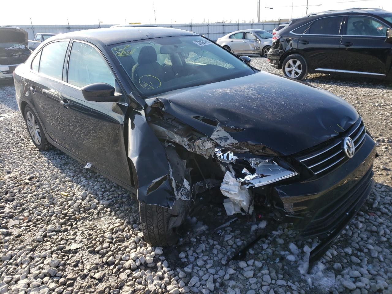 VOLKSWAGEN JETTA S 2017 with VIN 3VW2B7AJ3HM408758 - Photo from auction