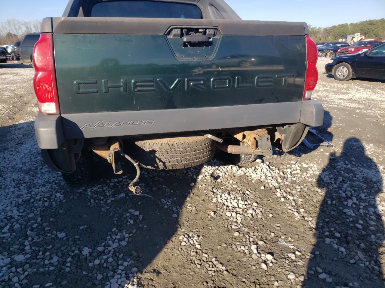 Photo 9 from auction – 2002 CHEVROLET AVALANCHE with VIN 3GNEK13T92G246515