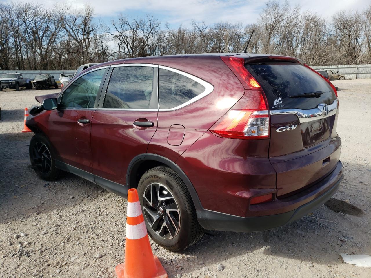 Photo 3 from auction – 2016 HONDA CR-V SE with VIN 5J6RM3H40GL023589