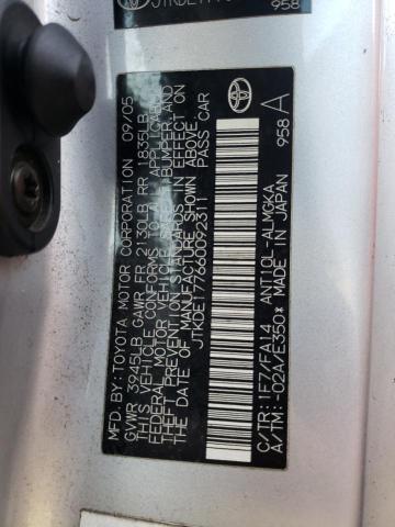Photo 10 from auction – 2006 TOYOTA SCION TC with VIN JTKDE177660092311