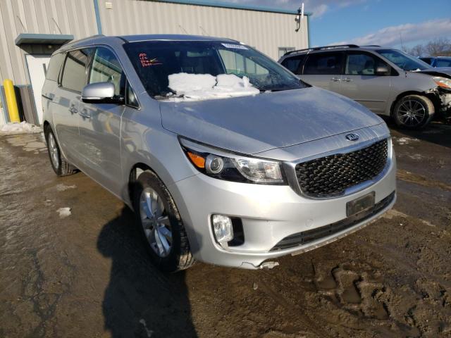 KIA SEDONA EX 2015 with VIN KNDMC5C14F6022227 - Photo from auction