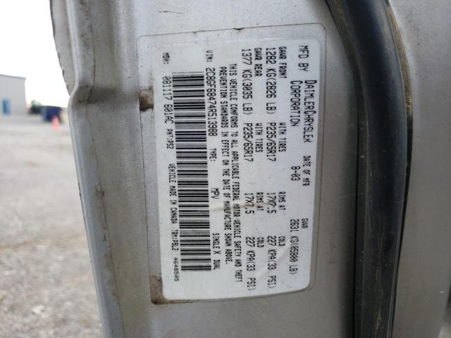 Photo 10 from auction – 2004 CHRYSLER PACIFICA with VIN 2C8GF68474R513988