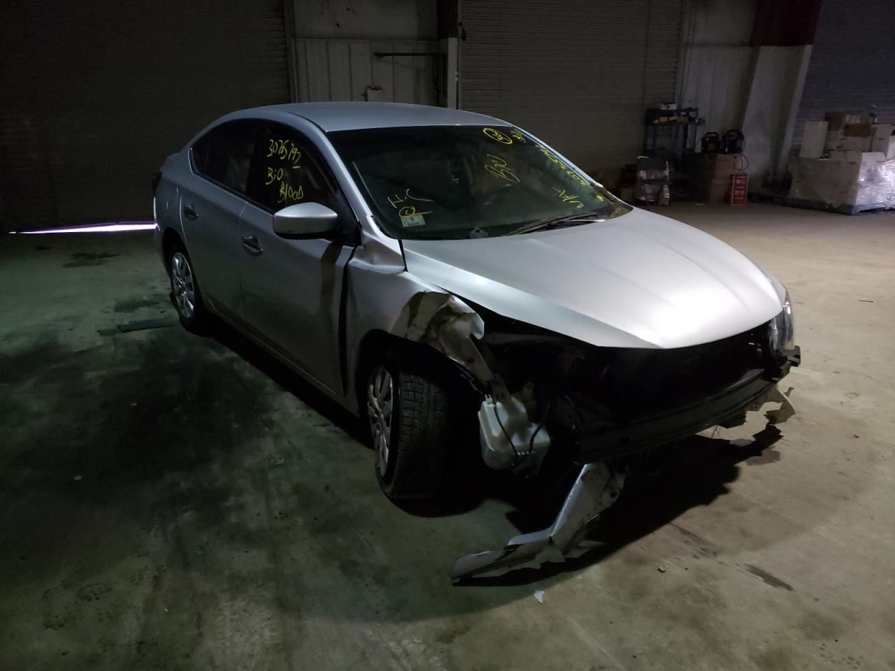NISSAN SENTRA S 2016 with VIN 3N1AB7AP6GL636537 - Photo from auction