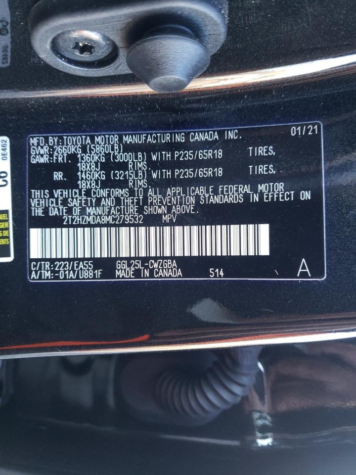 Photo 10 from auction – 2021 LEXUS RX 350 with VIN 2T2HZMDA8MC279532