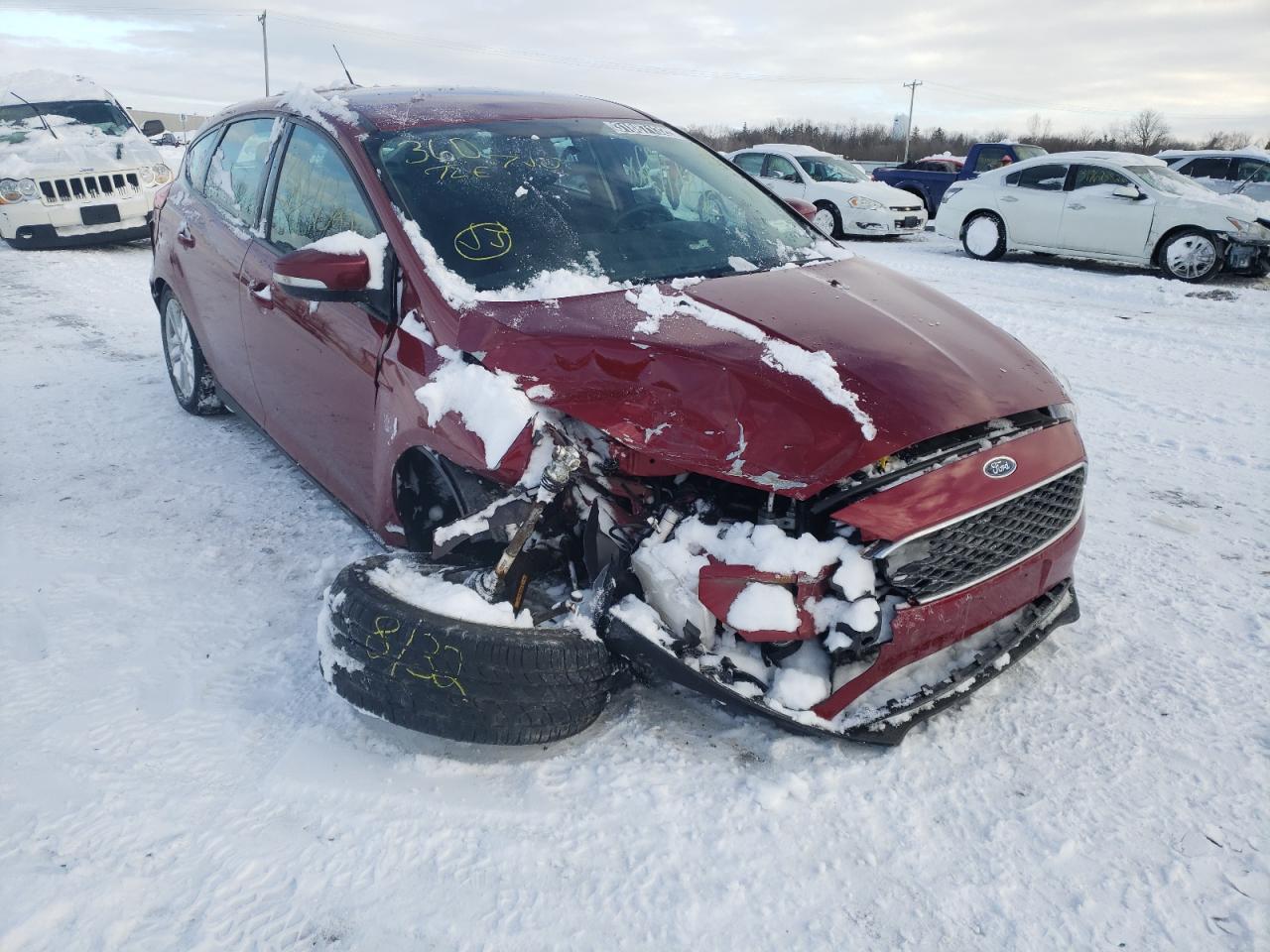 FORD FOCUS SE 2017 z numerem VIN 1FADP3K24HL335839 - Zdjęcie z aukcji