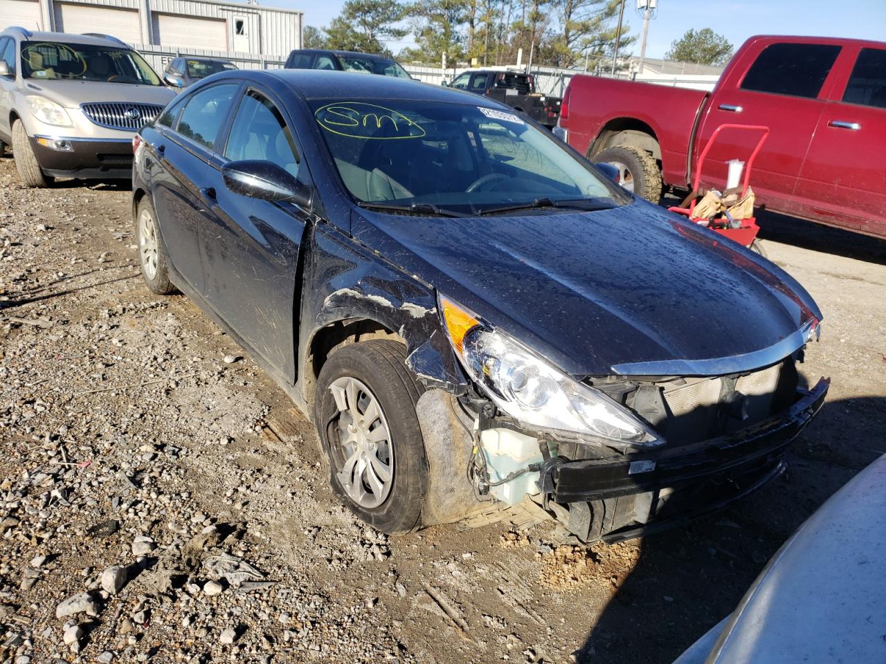 Photo 1 from auction – 2012 HYUNDAI SONATA GLS with VIN 5NPEB4AC1CH334724