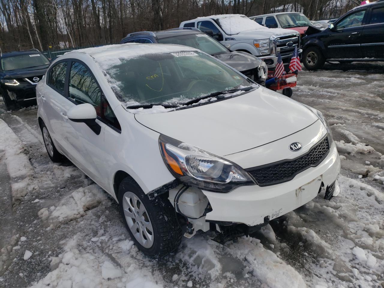 KIA RIO LX 2017 with VIN KNADM4A32H6012050 - Photo from auction