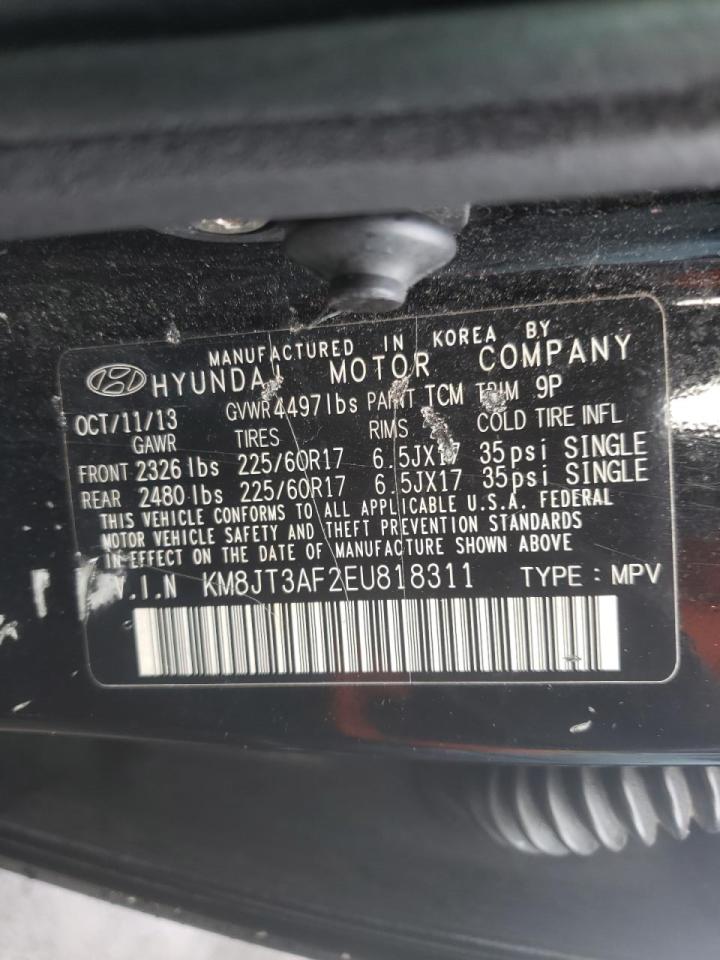 Photo 10 from auction – 2014 HYUNDAI TUCSON GLS with VIN KM8JT3AF2EU818311