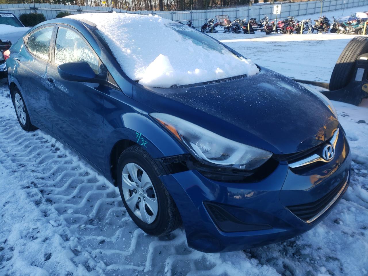 Photo 9 from auction – 2016 HYUNDAI ELANTRA SE with VIN KMHDH4AE3GU623185