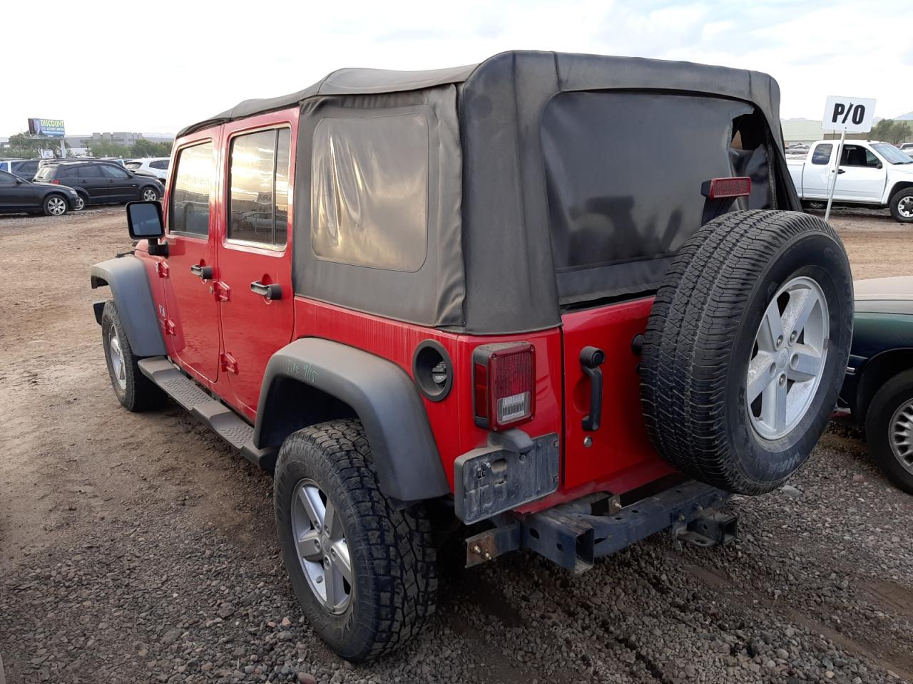 Photo 3 from auction – 2008 JEEP WRANGLER U with VIN 1J4GA391X8L509705