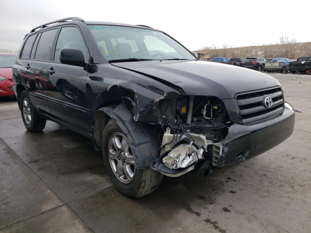 TOYOTA HIGHLANDER 2007 with VIN JTEGP21A370145178 - Photo from auction