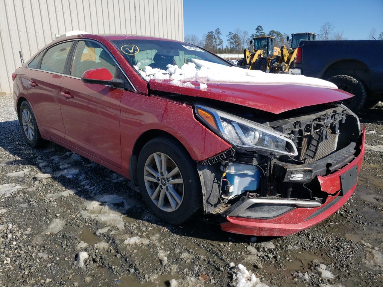 HYUNDAI SONATA SE 2017 with VIN 5NPE24AF2HH457370 - Photo from auction