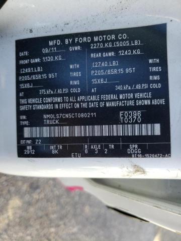 Photo 10 from auction – 2012 FORD TRANSIT CO with VIN NM0LS7CN5CT080211