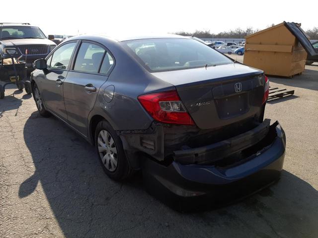 Photo 3 from auction – 2012 HONDA CIVIC LX with VIN 19XFB2F54CE372634