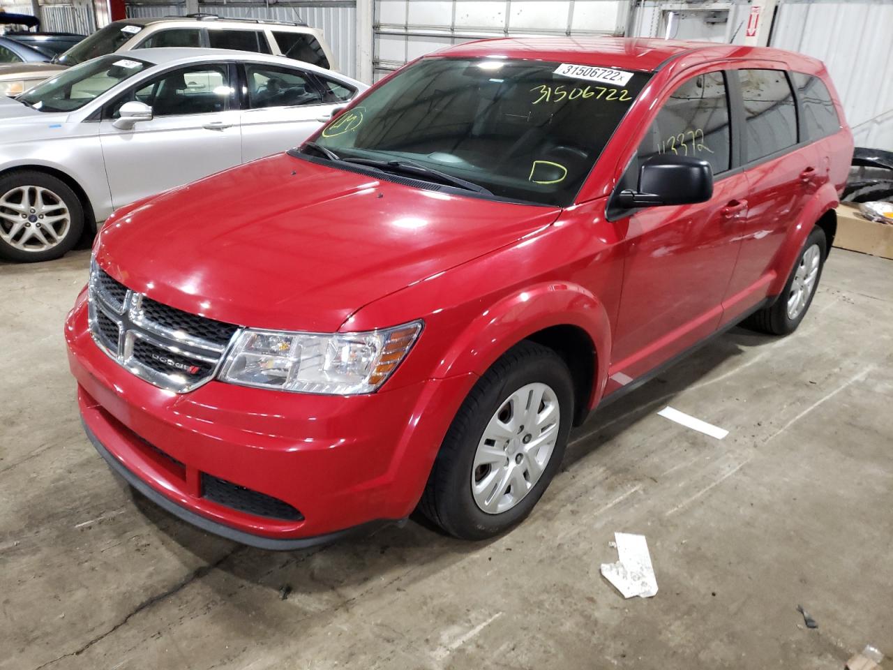 Photo 2 from auction – 2014 DODGE JOURNEY SE with VIN 3C4PDCAB4ET234740