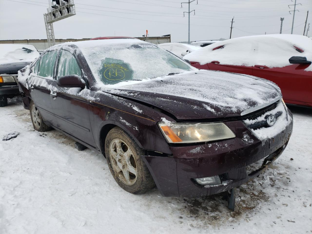 HYUNDAI SONATA GLS 2006 with VIN 5NPEU46F76H040648 - Photo from auction