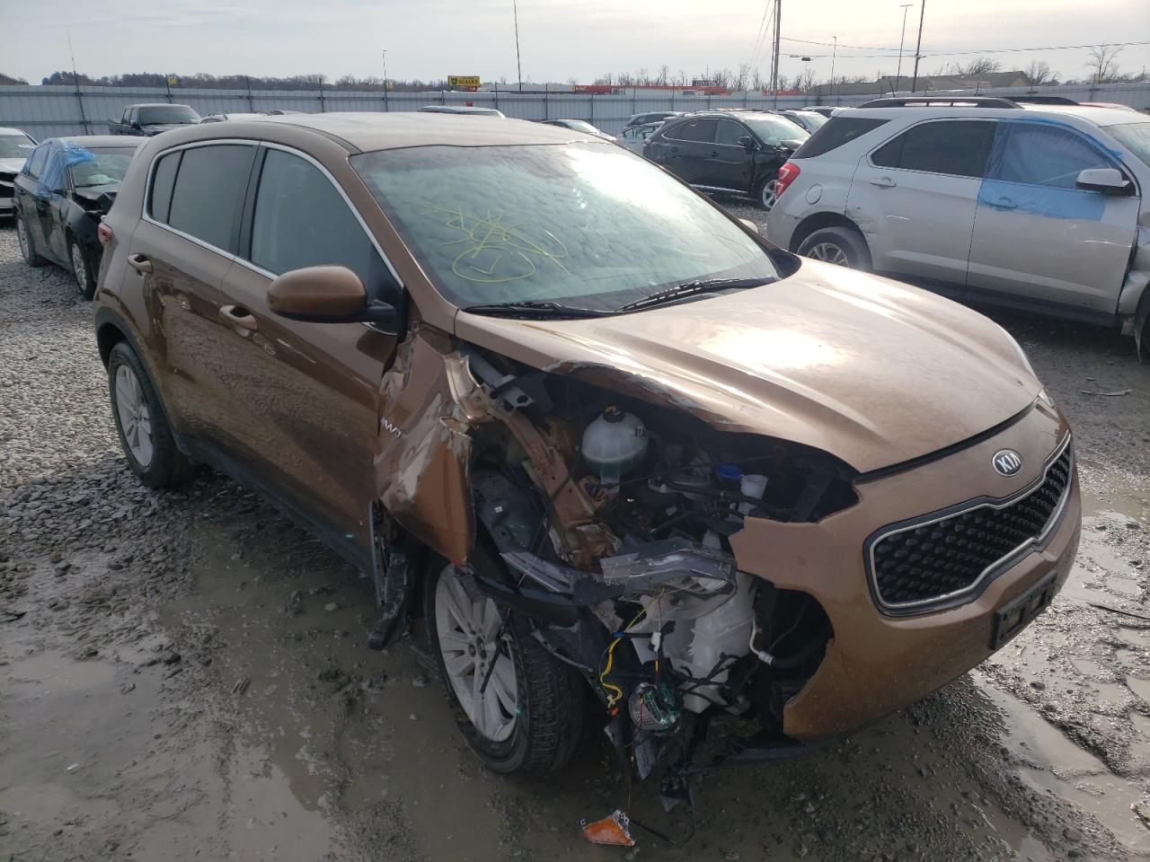 KIA SPORTAGE L 2018 with VIN KNDPMCAC8J7414407 - Photo from auction