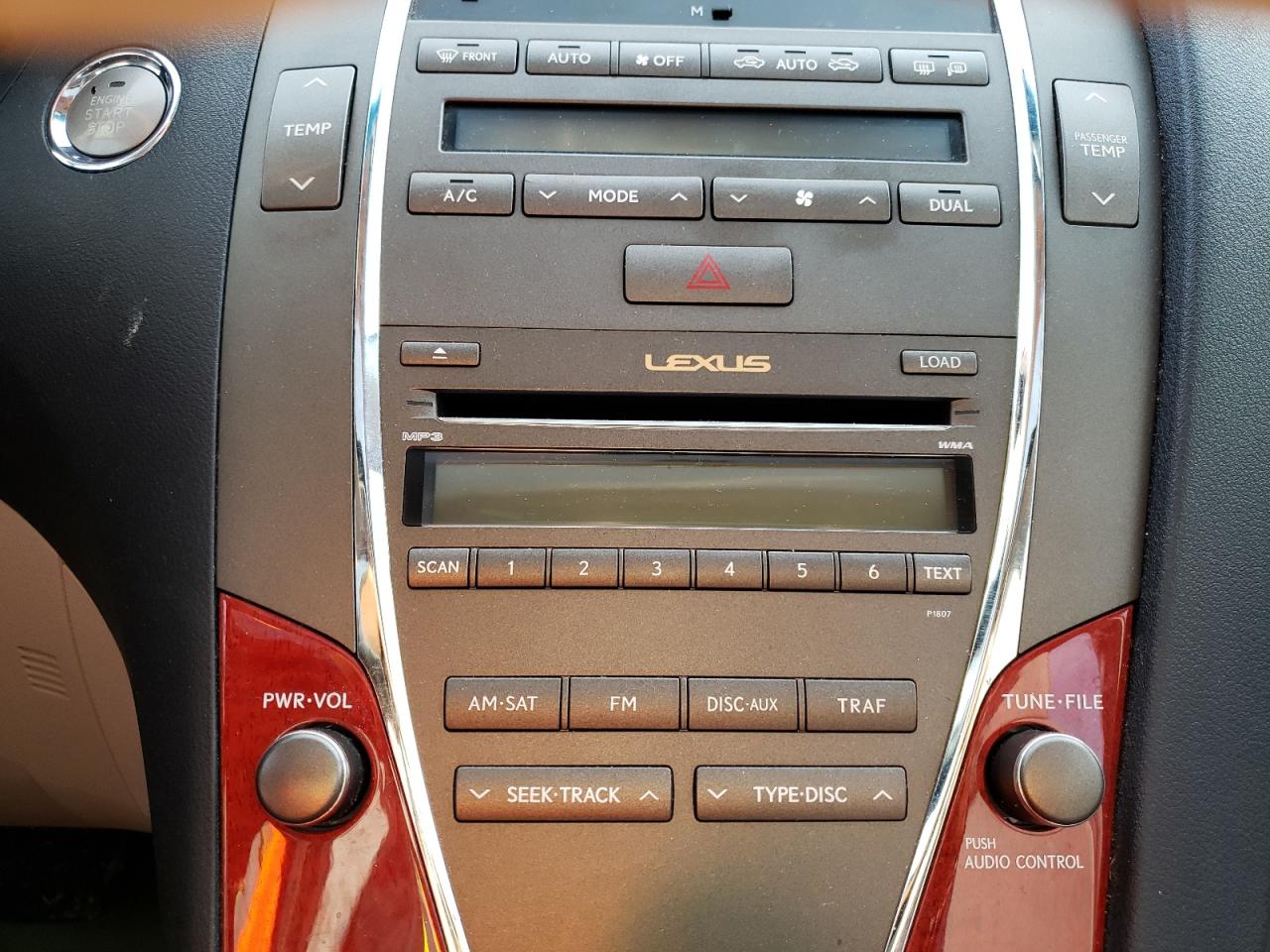 Photo 9 from auction – 2009 LEXUS ES 350 with VIN JTHBJ46G692296918