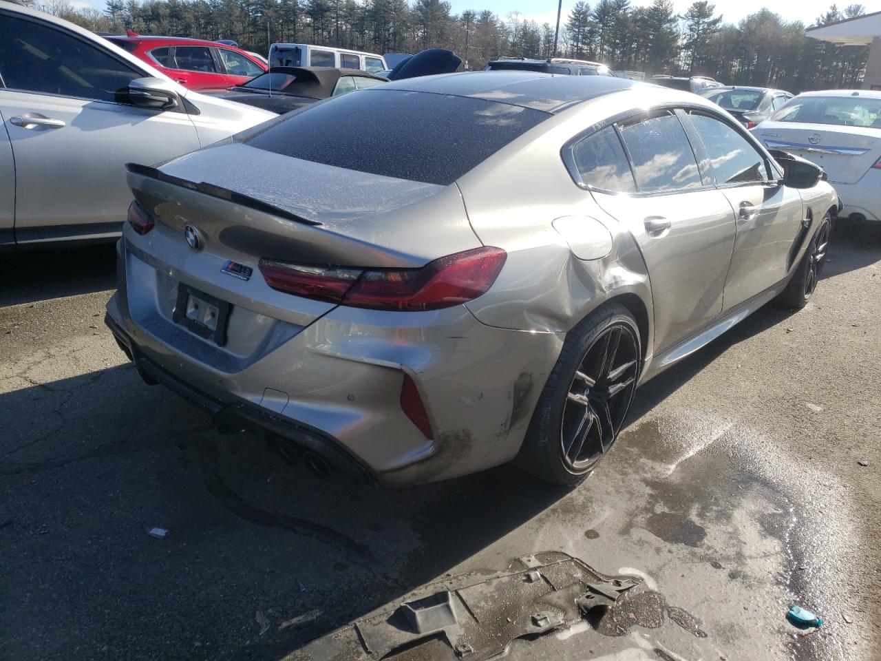 Photo 4 from auction – 2021 BMW M8 with VIN WBSGV0C02MCF63742